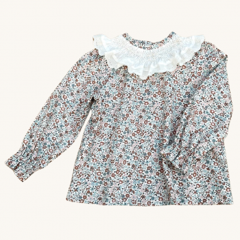 Blusa Liberty Toffe cuello...