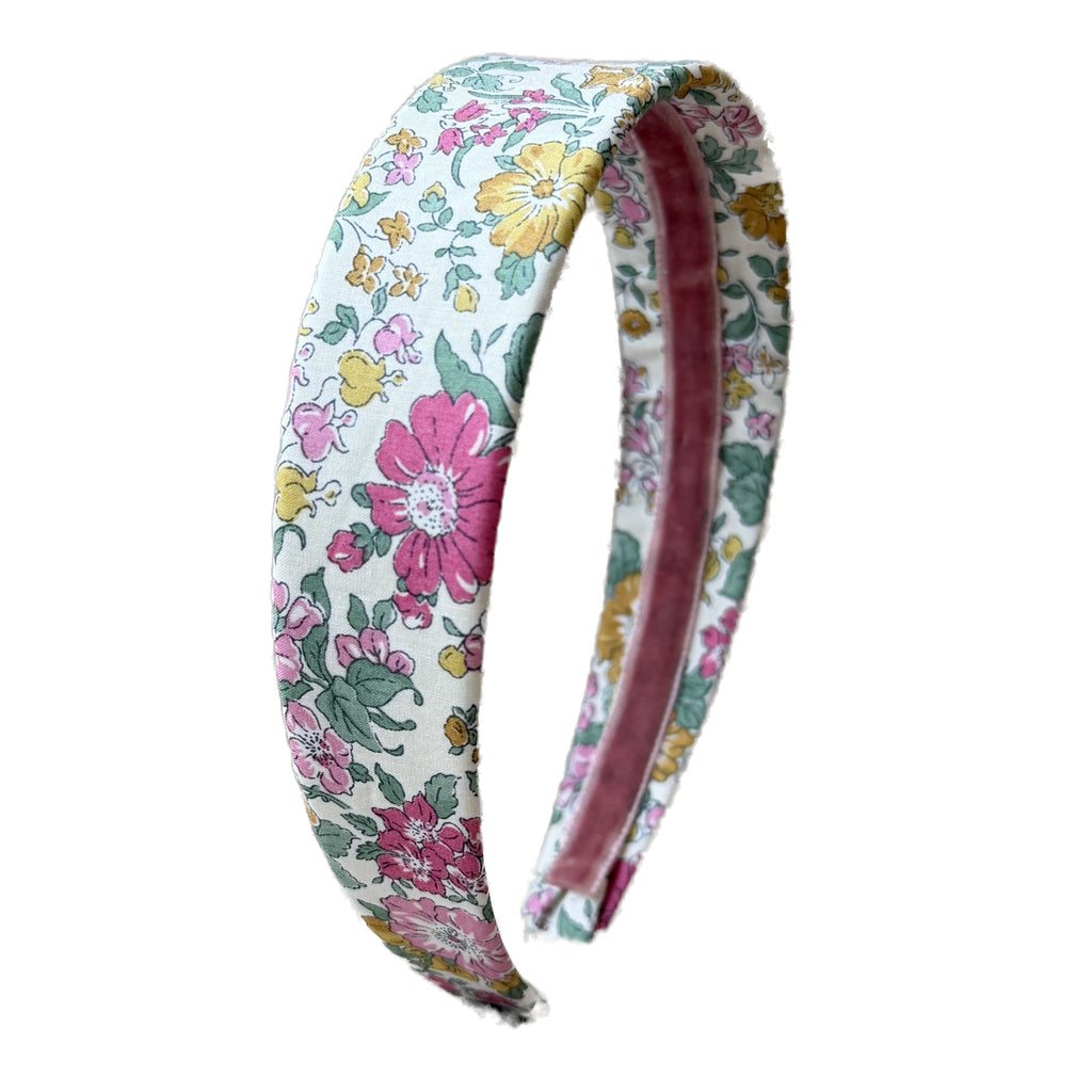 Diadema Plana Tejido Liberty London "Wild Flower"