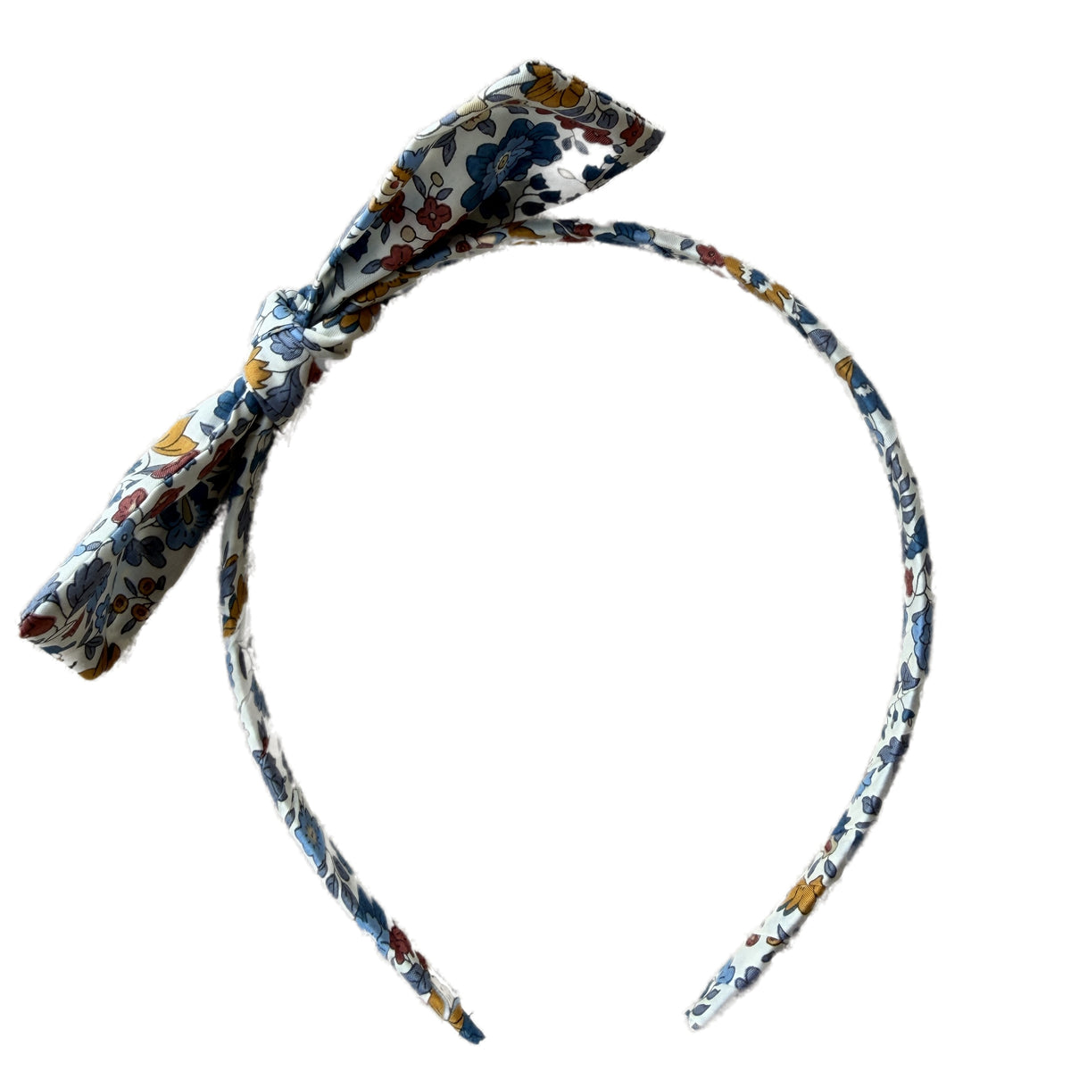 Diadema Fina con Lazo Tejido Liberty London "Danjo F"